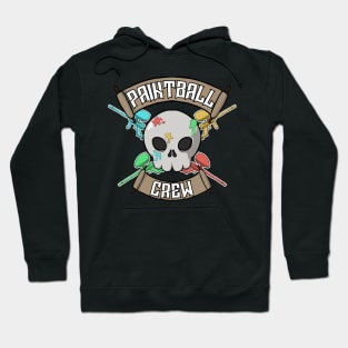 Paintball crew Jolly Roger pirate flag Hoodie